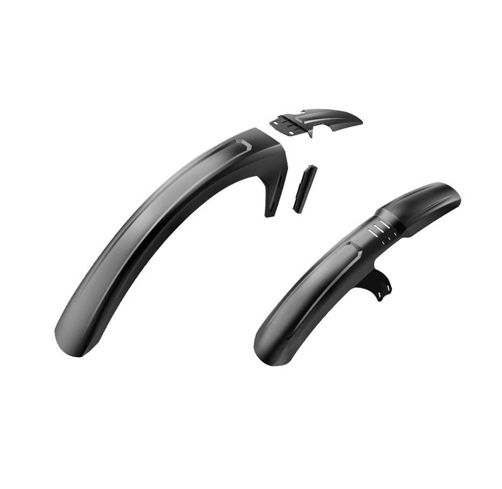 Guardabarros para Bicicletas Guardabarros MTB extendido y Ancho para Bicicleta 26-29 PP Guardabarros para protección de Bicicleta salpicaderos Delantero Trasero