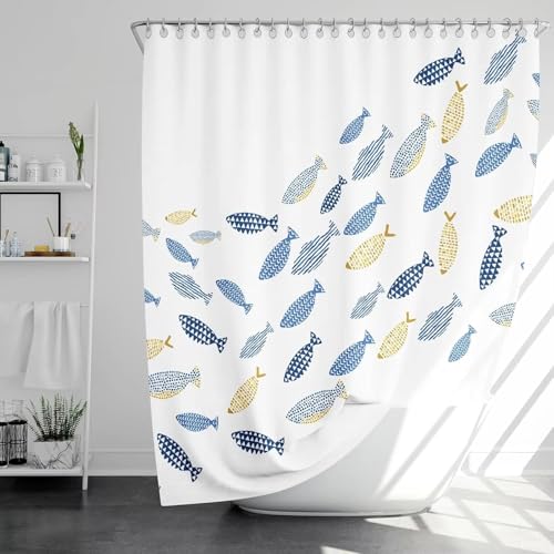 Rideau de douche abstrait imperméable anti éclaboussures textile 190 cm