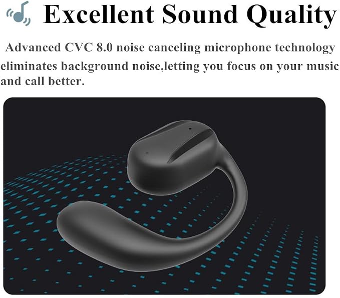 Auricular Bluetooth On Ear BQXX Open Ear Left miniatura 5