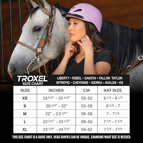 Image of Troxel Rebel Horseback Riding Helmet, Medium (7-7 1 /4), Navajo