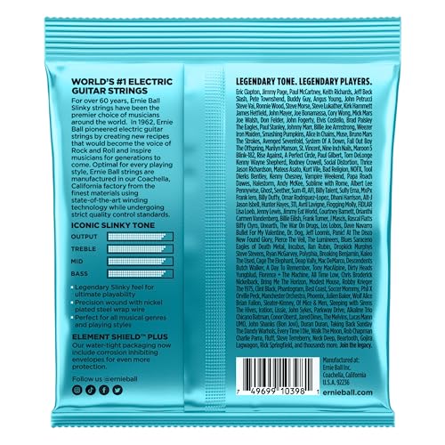 Image of Ernie Ball Mighty Slinky Nickel Wound Electric Guitar Strings, 8.5-40 Gauge (P02228)