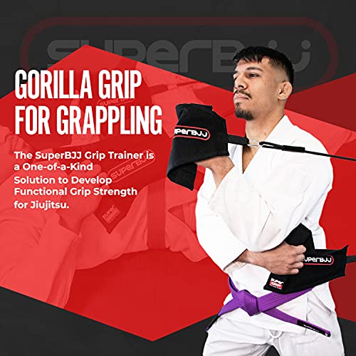 SUPERBJJ Jiu Jitsu Grip Trainer BJJ Exercise Resistance Bands