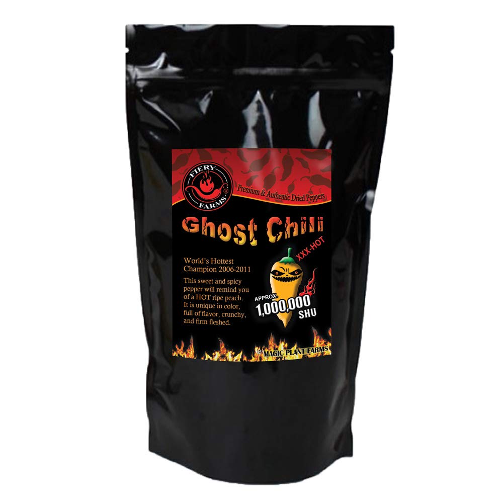 Bhut Jolokia Orange Powder aka Orange Ghost Pepper Powder by Magic Plant (2oz)