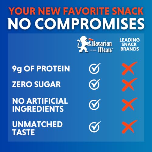 Bavarian Meats Lil' Landjaeger Meat Sticks, Smoked Sausage Protein Snacks, Zero Sugar, Great Source of Protein, Gluten Free, Keto Friendly Low Carb Snack, 10 Ounce - image 7