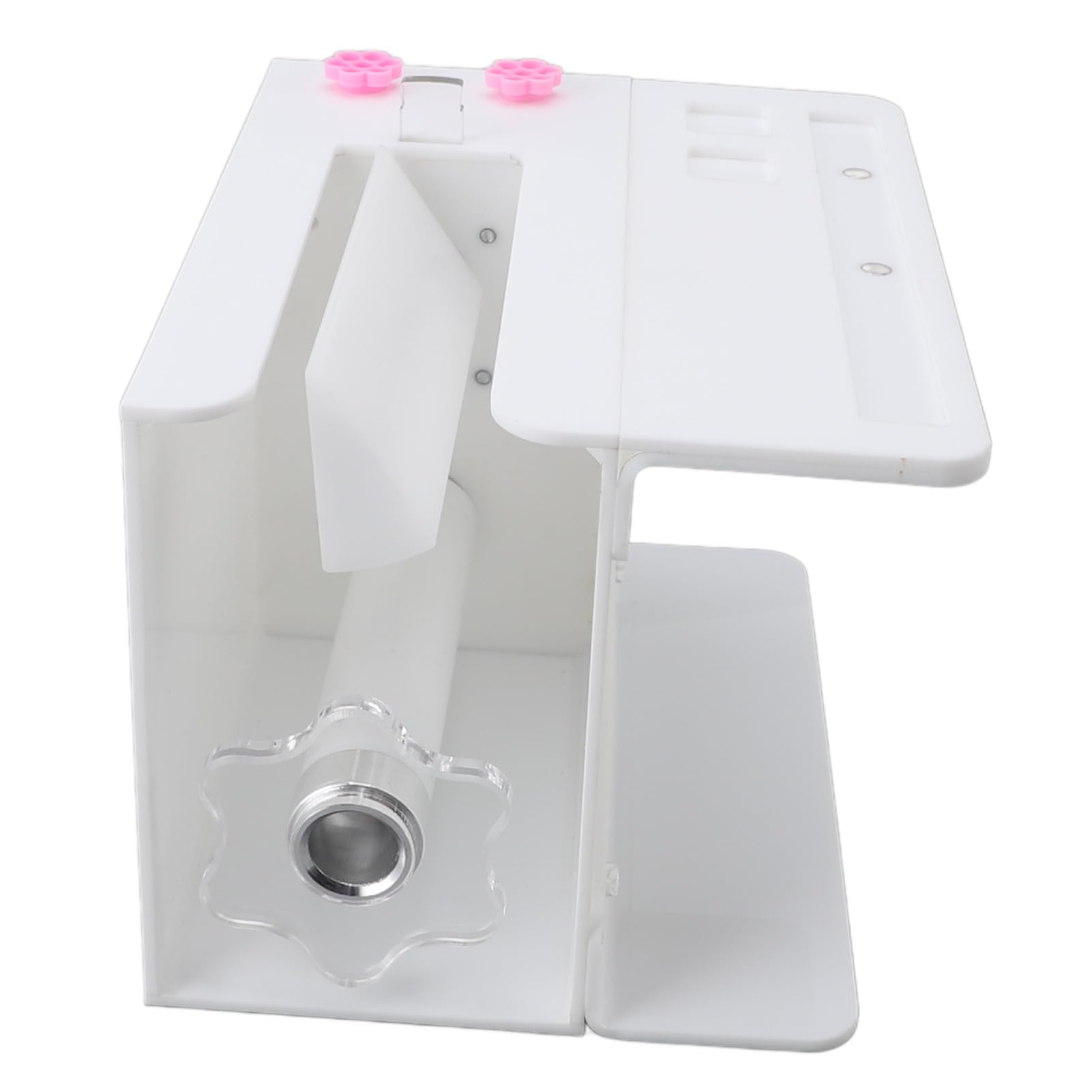 Generic Maszyna do Kwitnienia Rzęs Premium Separator Rzęs Automatyczne Narzędzie do Kwitnienia dla Profesjonalnych Salonów Kosmetycznych Akryl 17,5x14x12,4cm (WHITE)