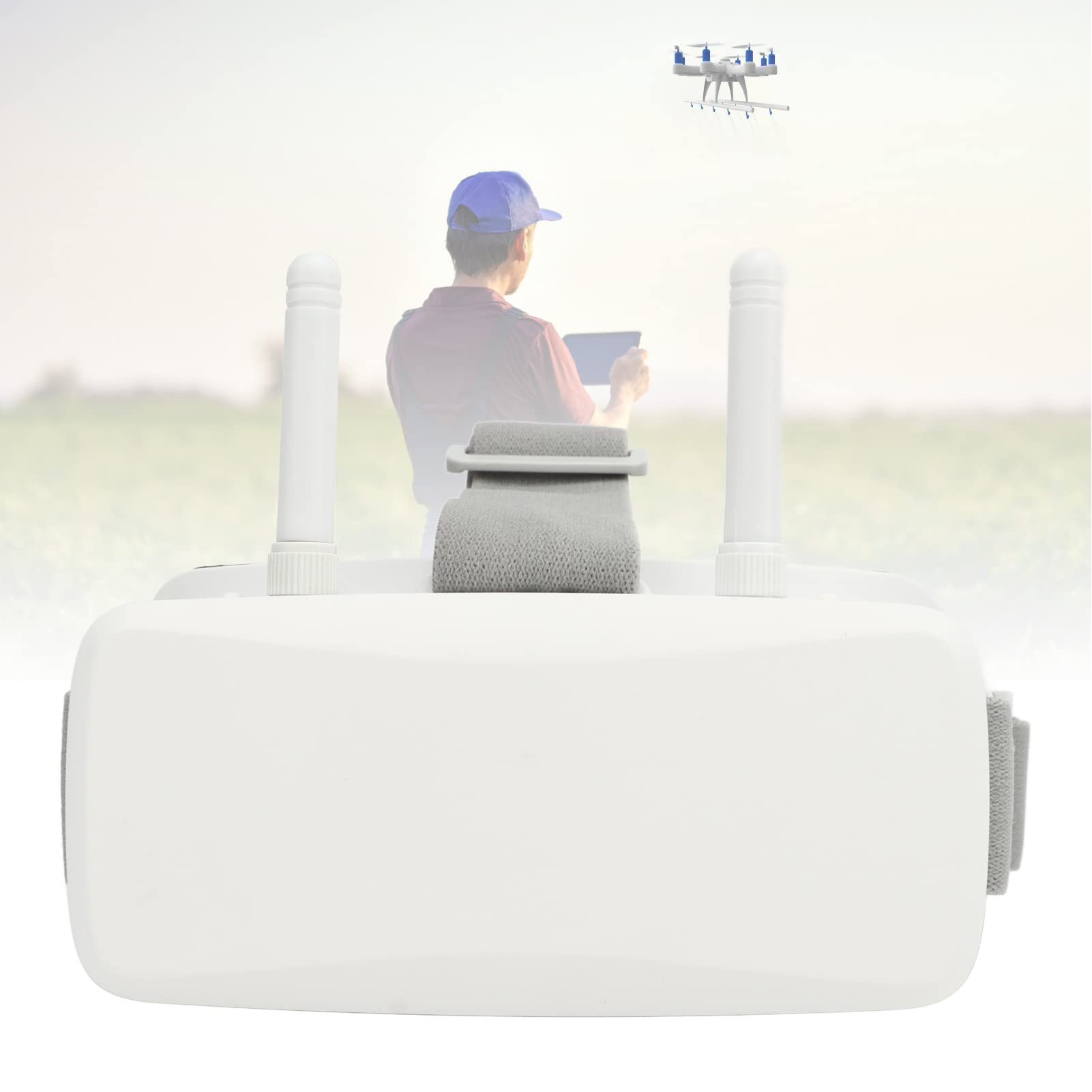 Gogle FPV VR100 5.8G, Regulacja Ostrości VR100 Gogle FPV, z Odbiornikiem 5.8G 40ch 3.0-calowy Ekran do Wyścigów Drone Micro Whoop