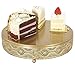 URANMOLE Cake Stand Round Metal Cake Stands Dessert Display Cupcake Stands, 18K Gold (038 Cake Stand - 12in)