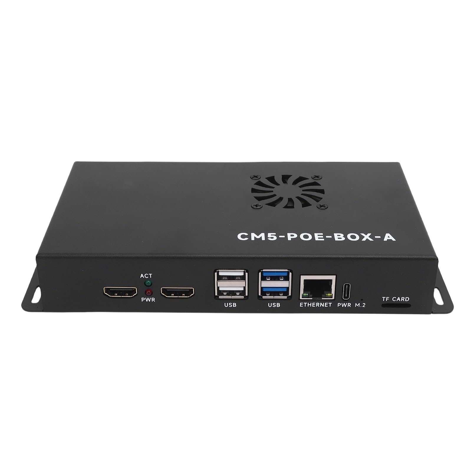 AMONIDA Modulo di Elaborazione Scheda di Espansione 5 PoE USB MIPI Ad Alte Prestazioni per Applicazioni IoT Lega di Alluminio con Guscio (Spina europea)