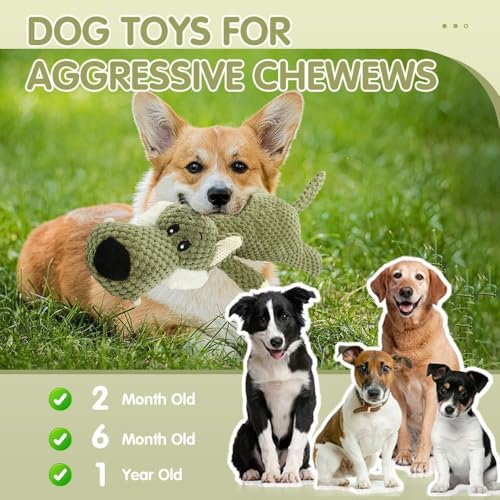 Juguete mordible y sonoro para perros de peluche miniatura 5