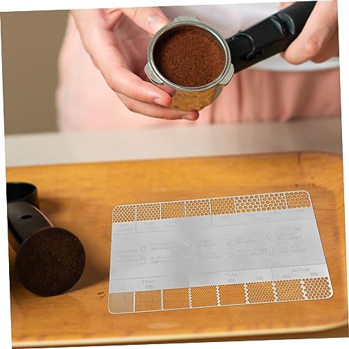 Règle de mesure acier pour café moulu haute précision UKCOCO