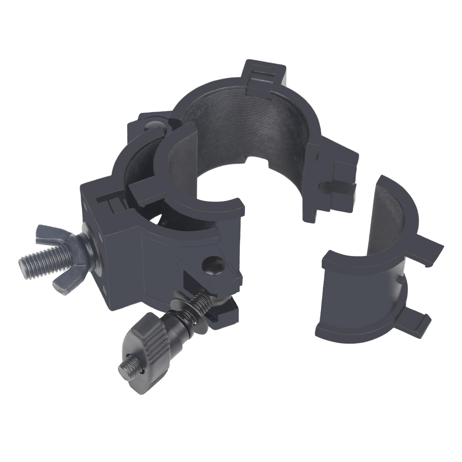4Pack Morsetti per Tubi di 3 Dimensioni 25mm 38mm 50mm Morsetto Falegname O Clamps Morsetto per Traliccio Luci da Palcoscenico