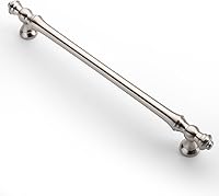 Vista 26 de Asidrama Paquete de 10 manijas de gabinete de cocina de latón cepillado envejecido de 3 pulgadas (2.992 in), tiradores de gabinete, accesorios