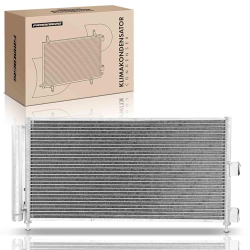 Frankberg Refrigerador de aire acondicionado Compatible con Punto Furgoneta/Compacto 188 1.2L Idea 350 1.4L Punto 188 1.2L Ypsilon 843 1.2L Doblo Furgoneta/MPV 223 1.3L 46820833