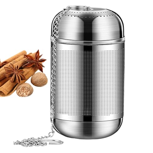 Doiyislem Infusor de Té,Infusor De Té De Malla Fina En Acero Inoxidable - Filtros De Alimentos Para Preparar Y Remojar Diario Hogar Viaje Ocasiones
