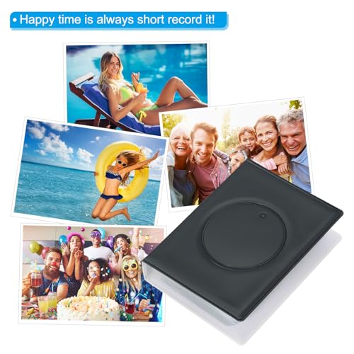 Mini album de reliure pour photocard noir 3 pouces idéal pour emporter ses souvenirs de vacances