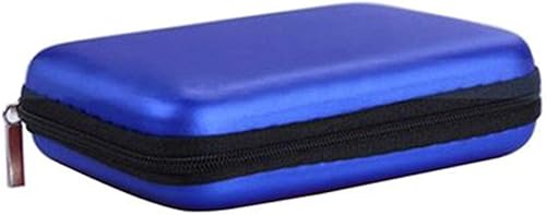 Miniatura 8 de Estuche de transporte duro,Bolsa de disco duro,Auriculares portátiles con cierre de cremallera de 2.5 pulgadas de buceo duro para tarjeta de memoria