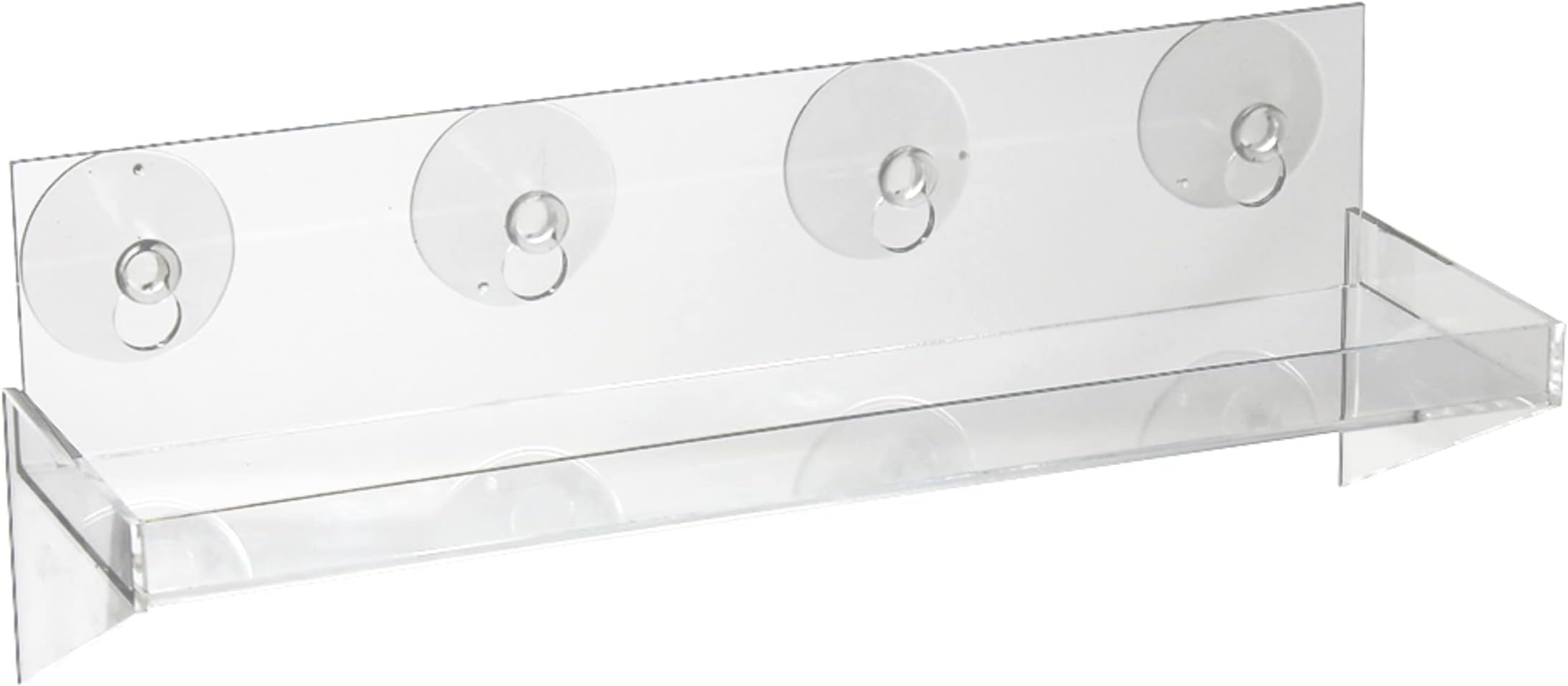 Urban Leaf - Suction Cup Shelf for Plants Window Bathroom or Kitchen | Live Plant Shelves for Indoor Garden | Window Sill, Shower, Decorations or Ledge Extender | Large 12 x 4