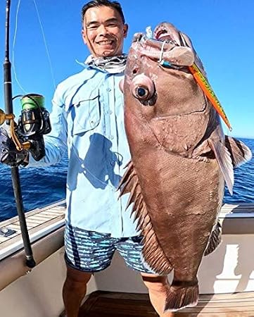 Nomad Design Deep Water Fishing - Erratic Action Trigger for Predators, Fast Sinking & BKK Jig Assist Hooks The Streaker 320G - 11 oz - Crimson Tide