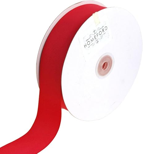 Miniatura 2 de Homeford Cinta de grogrén sólido, 50 yardas (38 pulgadas, vino)