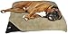 All for Paws 29 by 42-Inch Lambswool Pillow Bed for Dogs, Large, Brown
