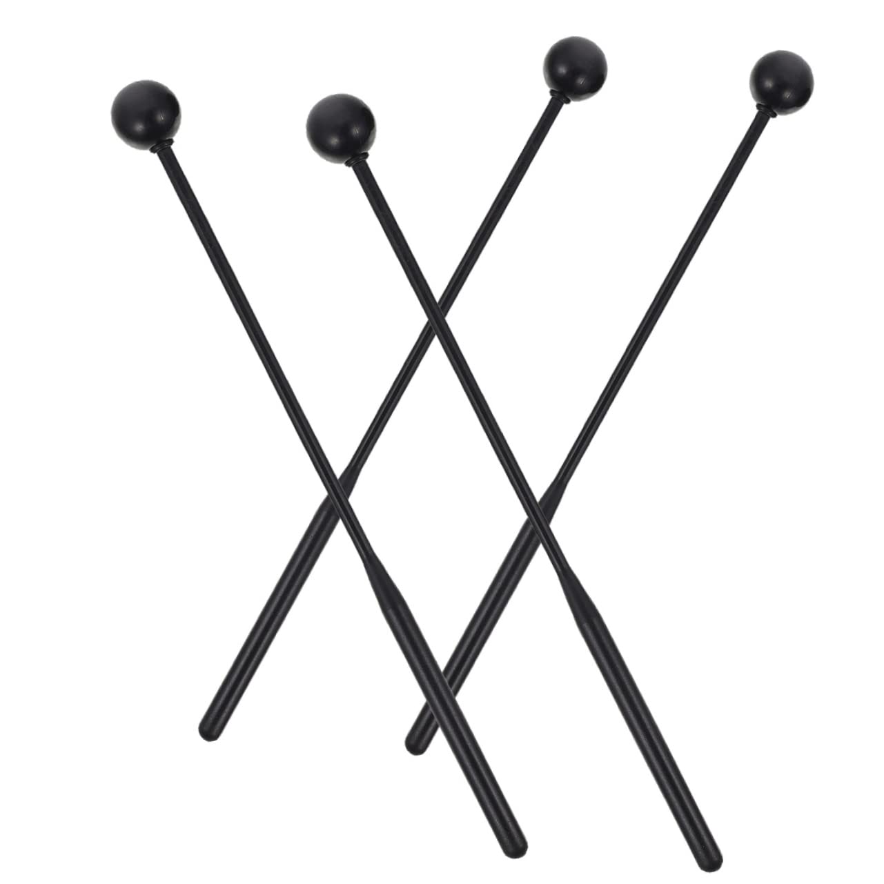 VICASKY 8pares Mallets De Percusión De Goma Para Xilófono y Marimba De Baquetas De Música Instrumento De Percusión y Práctico Para Estudiantes y Profesionales