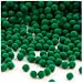 The Crafts Outlet 100-Piece Multi purpose Pom Poms, Acrylic, 7mm/0.28-inch, round, Emerald Green