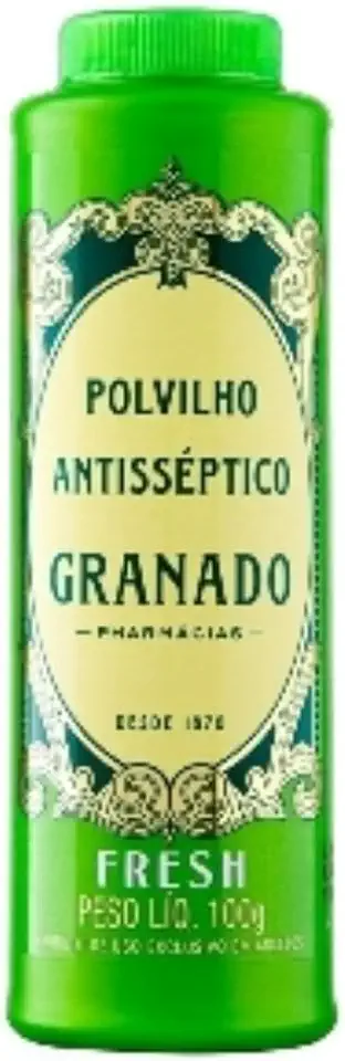 Granado Polvilho Antisséptico, Fresh Verde, 100g