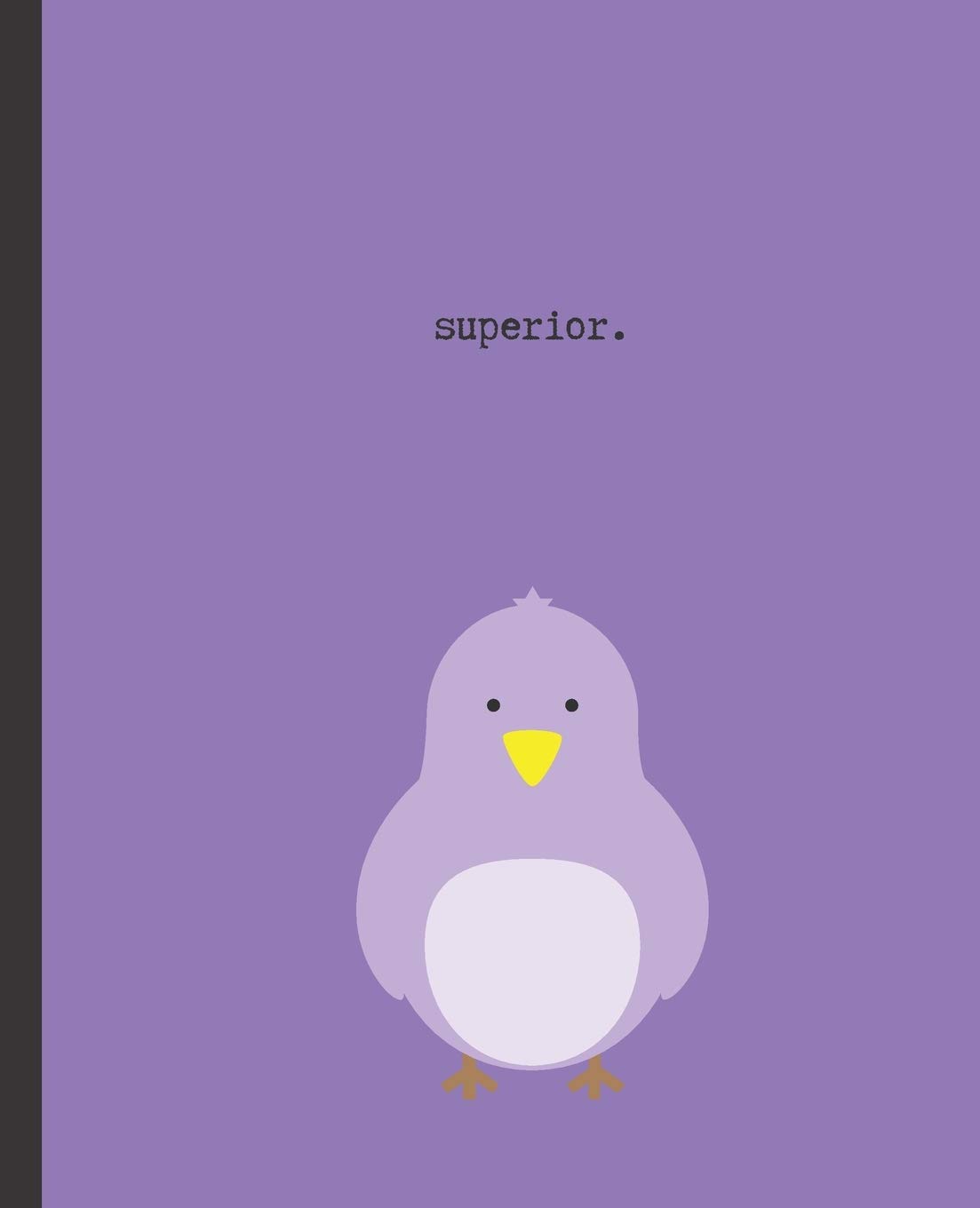 superior.: Wide Ruled Notebook for School, Work or Home