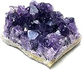 amatista bruto  TENET - piedra natural en bruto para cristaloterapia meditación reiki (DRUSA DE AMATISTA 5-6 CM)