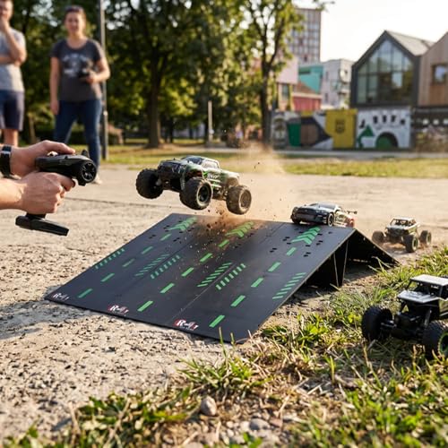 Rampe de jeu de cascade pour voitures télécommandées avec planche antidérapante - 4