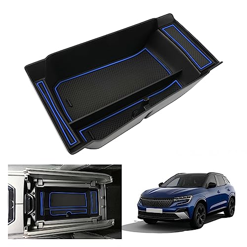 GAFAT Compatible with Renault Austral/Espace VI/Rafale 2023 2024 2025 Centre Console Storage Box, Austral E-Tech Hybrid 2024 Armrest Organiser Tray Glove Box, Austral Accessories (Blue) GAFAT Compatible with Renault Austral/Espace VI/Rafale 2023 2024 2025 Centre Console Storage Box, Austral E-Tech Hybrid 2024 Armrest Organiser Tray Glove Box, Austral Accessories (Blue)