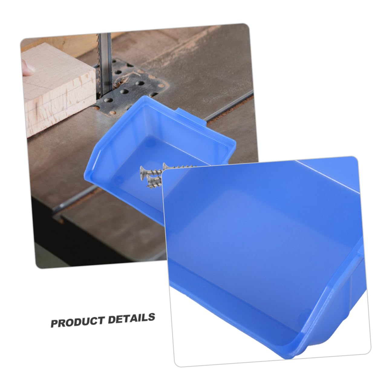 Scatola Porta Oggetti in Plastica Blu 8 Pezzi per Officina | Estrazione Rapida degli Utensili, Produzione di Precisione, per Cacciaviti e Chiavi