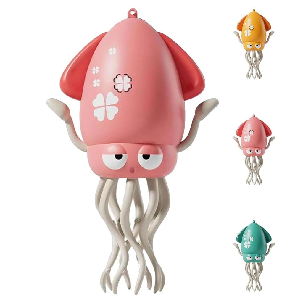 Songdiqi #C Dancing Octopus Toys, Walking Dancing Moving Octopus, Interactive Hypnotic Twisting, Obstacle Avoidance(#C)
