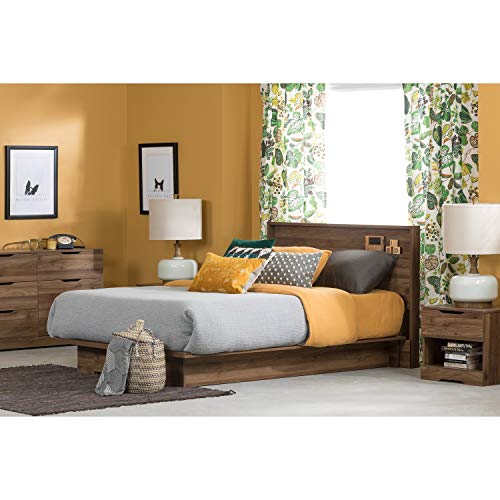 South Shore Holland 6-Drawer Double Dresser, Black Oak