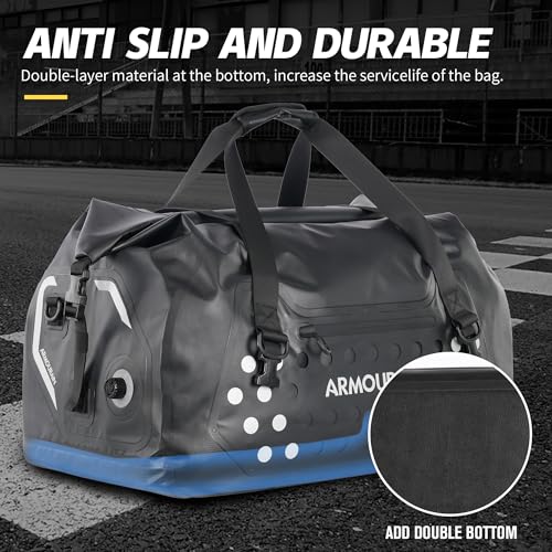 ARMOURAIN Bolsa seca para motocicleta, grande à prova d'água, bolsa esportiva dobrável para viagem,