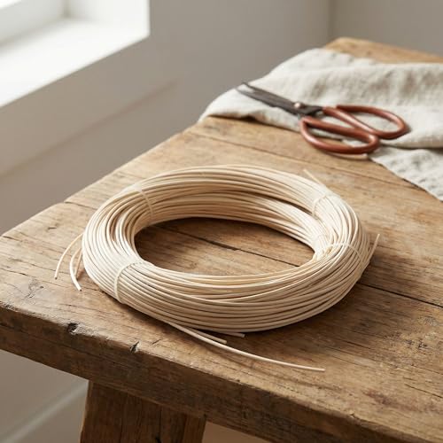 Ratán natural de 40 metros beige y resistente al clima para restauración 4