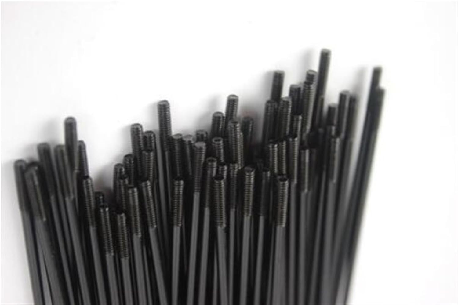 Rayons De Vélo électrique 12G Inox – 2,5 Mm, Longueur 117-256 Mm, Lot De 10 Avec écrous