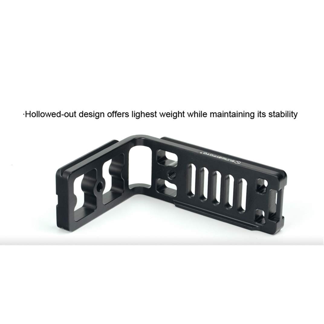 SUNWAYFOTO - Soporte en L universal con tornillo de 1/4"