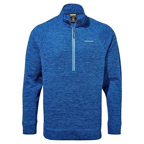 Image of Craghoppers Mens Stromer Half Zip Fleece (S) (Falls Blue)