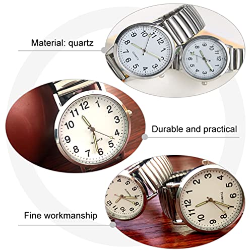 ifundom Lichtgevende Horloge Moderne Horloges Quartz Horloges Duurzaam Horloge 24X3. 6CM - Image 6