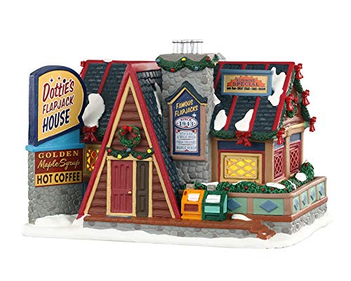 Lemax Dottie's Flapjack House para decorar su pueblo navideño en el salón