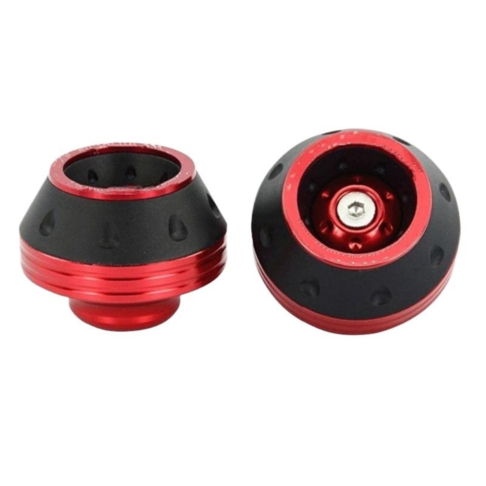 ZHAUPMCB Frame Sliders Motorcycle Aluminum Wheel Crash Protector Front Fork Frame Sliders Falling Crash Pad Crash Pads(Red)