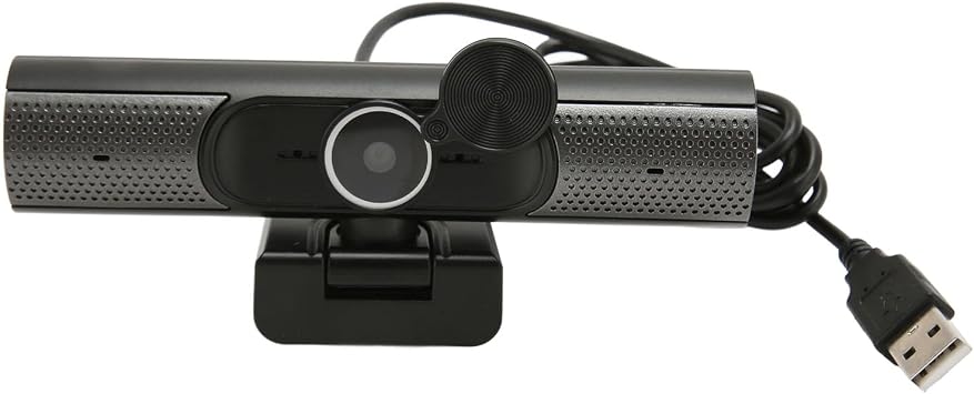 Estink 2K Webcam for PC USB Webcam for Laptop 2560x1440 Auto Focus with Noise Reduction Mic & HiFi Speaker for Video Chat Online Teaching Conference