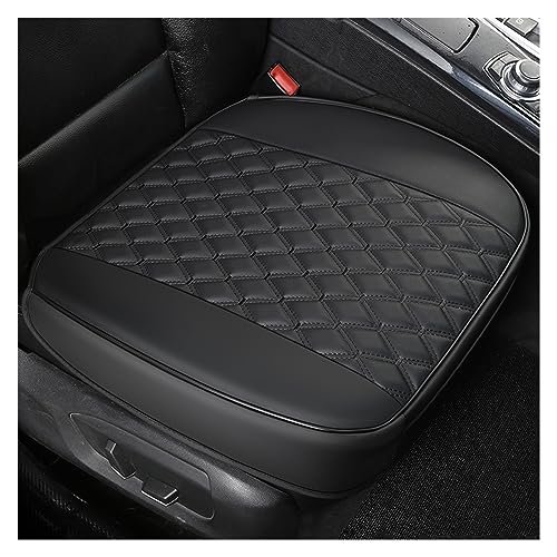 Housse de siège de voiture en cuir PU noir pour protection avant