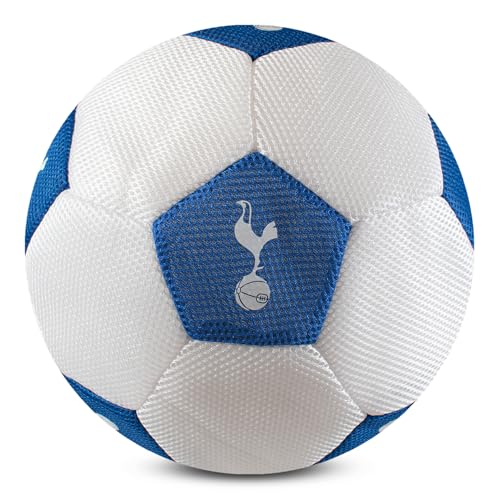 Hy-Pro Offiziell lizenzierter Tottenham Hotspur Fußball – Riesen 14 Zoll Mesh-Ball für Fußball & Multisport-Spiele drinnen und draußen – Weicher & Sprungfreudiger Ball mit Logo und Vereinsfarben