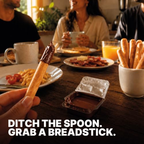Image of Breadsticks Mini Plain 2 Count Individually Bags. Pack of 20