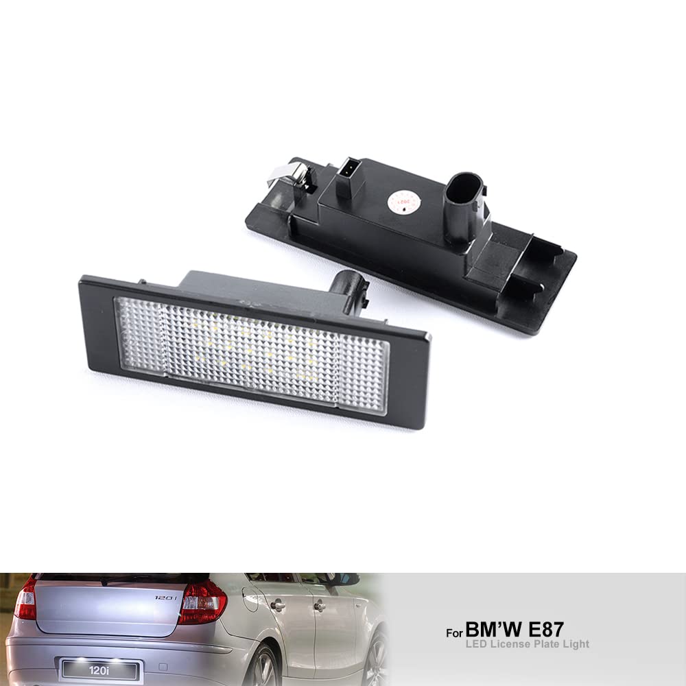 Luce Targa LED Per BMW | Bianca E Intensiva | Plug &amp; Play | Modelli E81, E87, F20, F21, Z4, Serie 1 E 6