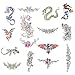 Airbrush Tattoo Stencils Book- Reuseable Tattoo Template Set(6-10) (#6)