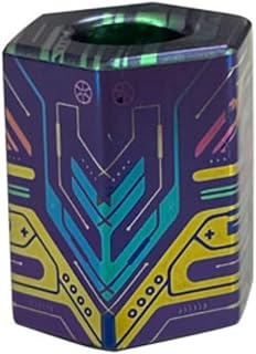 Color Mechanical Graphics TC4 Geometry - Cuentas cilíndricas cuadradas para cuchillo de paracaídas, titanio EDC DIY para exteriores, diamante