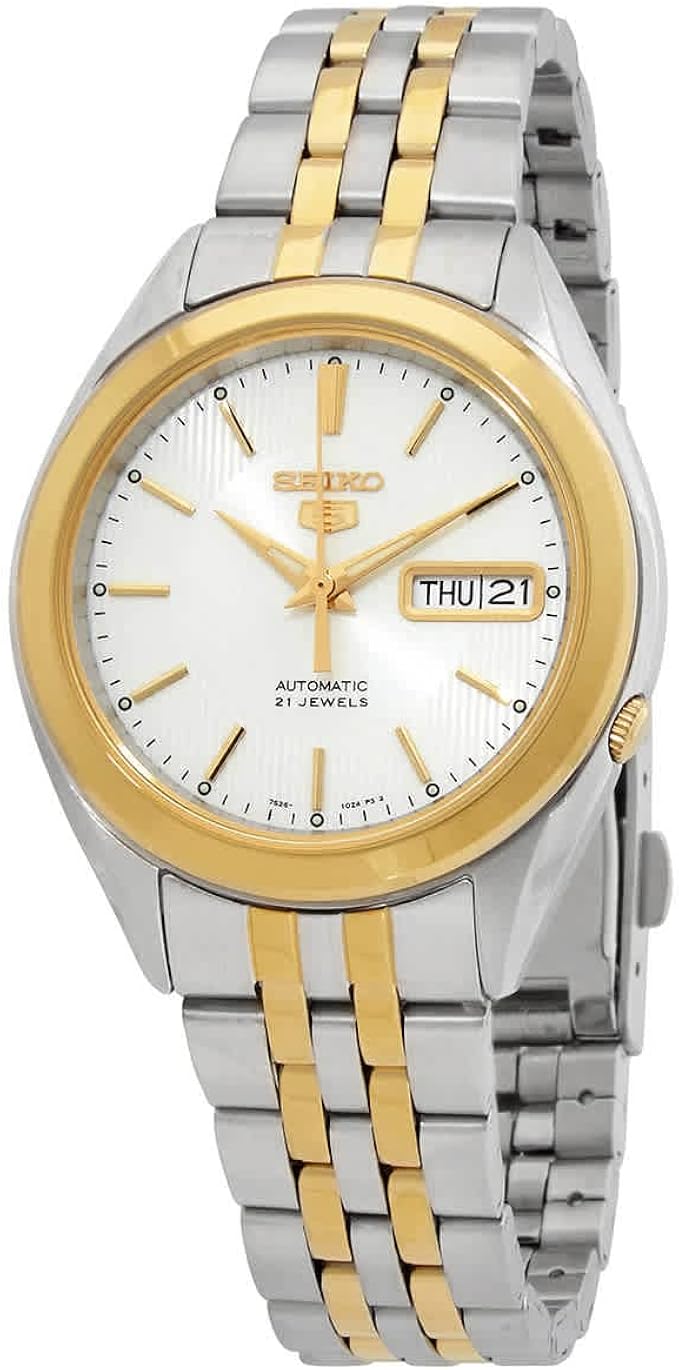 Seiko 5 Automatic White Dial 